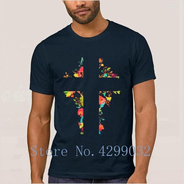 Camisetas masculinas camisa de Jesus para homens letra de manga curta