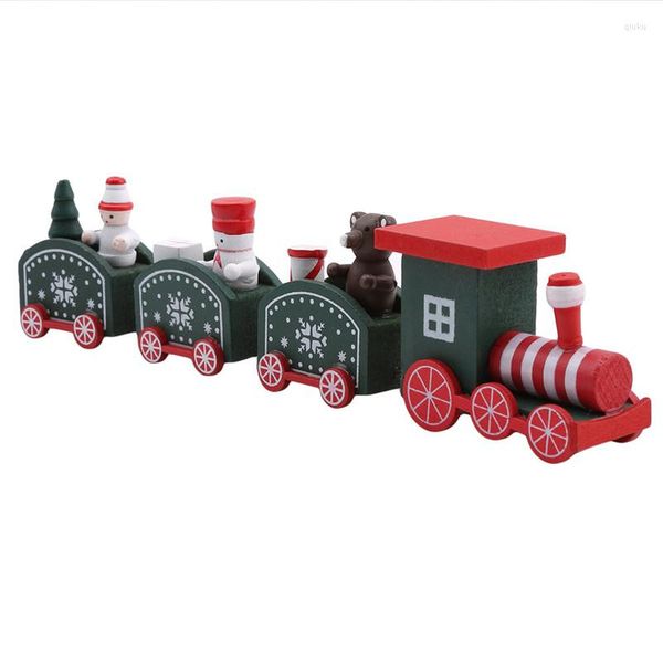 Decorações de Natal Decoração de Little Train Home Decoração para Ornamentos de Decoração Manimentos de Ano