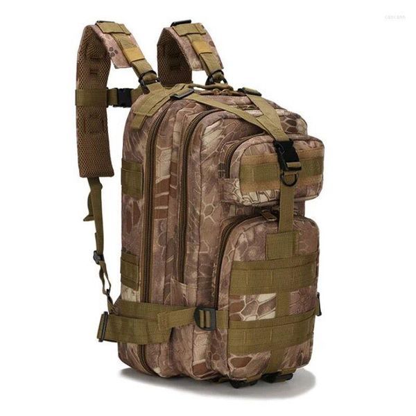 Jackets de caça homens 25l de escalada ao ar livre mochila camuflagem rucksack militar saco de viagem tática esportes de viagem de camping esportivo