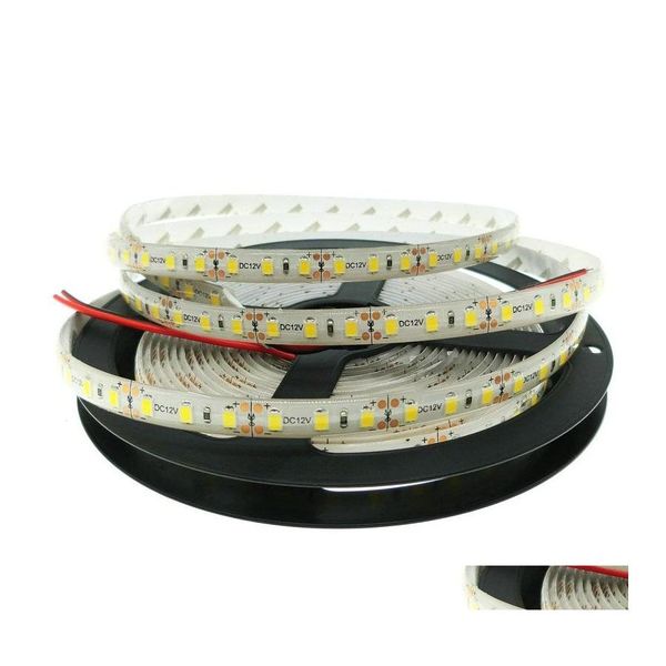 LED-Streifen mit hoher Helligkeit, 5 m, 600 LEDs, SMD 2835, nicht wasserdicht, 12 V Gleichstrom, Diodenband, 120 LEDs/m, superheller als 3528, flexibles Licht