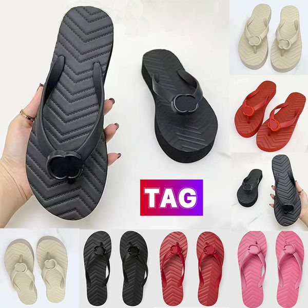 Flache Hausschuhe, Chevron-Zehenpantoffeln, Plattform-Harz-Signatur-Sandalen, Damen-Flip-Flop-Mode-Slide-Strand-Slipper, strukturierte Muster, Gummiboden-Sandale, Flip-Flops