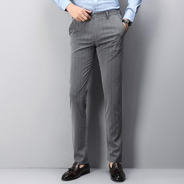 Ternos masculinos Blazers Business Casual Suit Pants Slim On Iron Stret