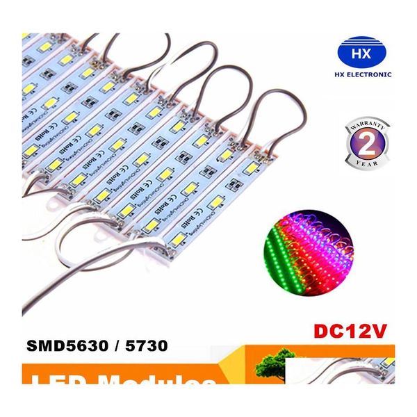 Módulos de LED de alta potência 3 LEDs SMD 5630 5730 MODOS DC 12V QUALQUELATION