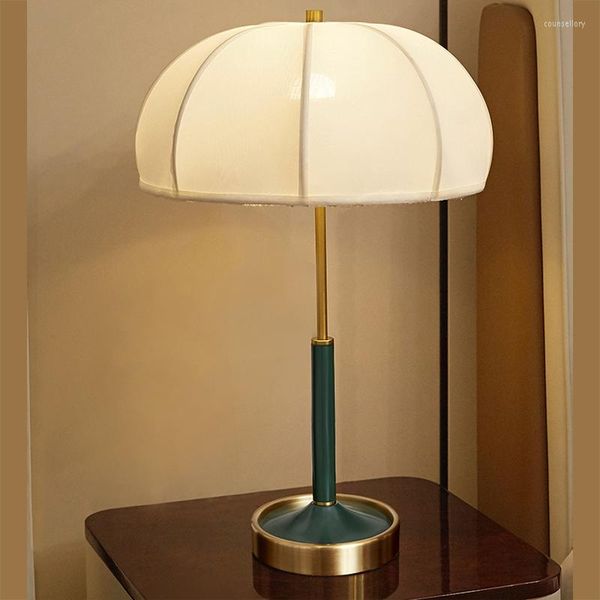 Tischlampen im europäischen Stil, kreative Lampe, modernes minimalistisches Licht, Luxus, Arbeitszimmer, Schlafzimmer, Nachttisch, Lesen, LED 2023