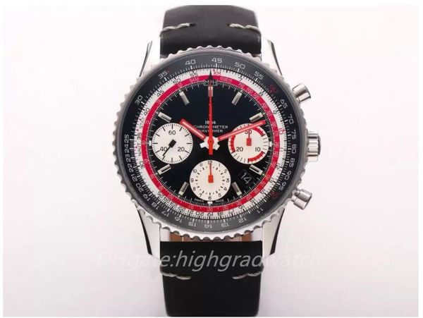 Fabbrica V9 Serie B01 aeronautica Orologi in edizione speciale diametro 43 mm spessore 15 mm equipaggiati con cronografo multifunzione Shanghai 7750 cronografo