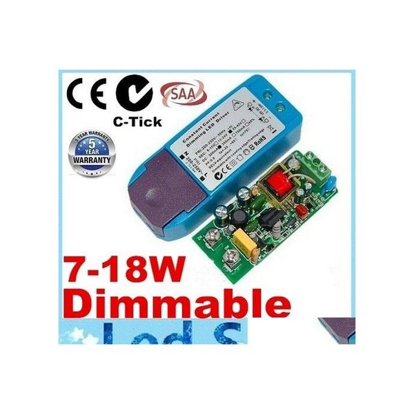 Трансформеры освещения 5 лет гарантия Ctick Saa Dimmable AC 200250V 718W Постоянный ток источник питания для светодиодного падения заснимания.