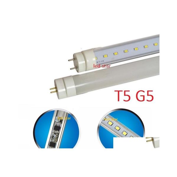 Tubos de LED FCC T5 G5 Luzes de tubo de 4 p￩s 1200mm 1,2m 22W 2ft 3ft Light AC 85265V Drop Delivery Ilumina￧￣o BBS OT8JU