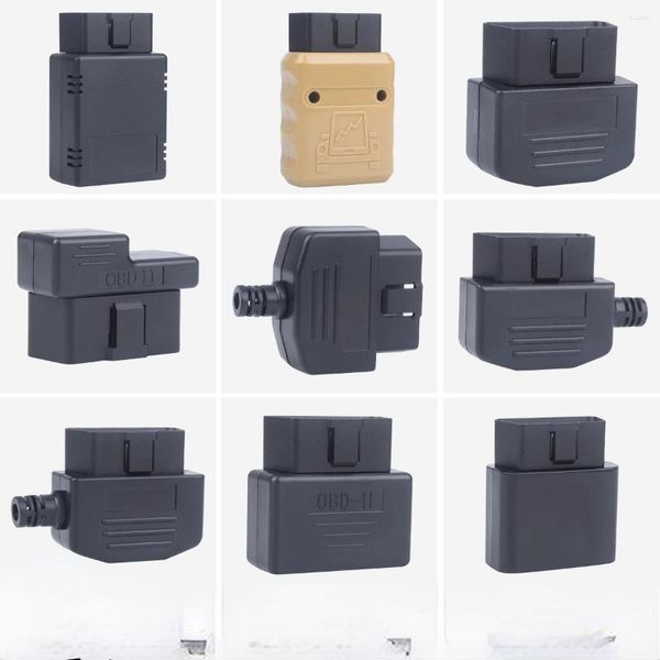 Conector masculino de carro OBD2 16pin Plug de agulha curva de ouro de 16 pin 1pcs