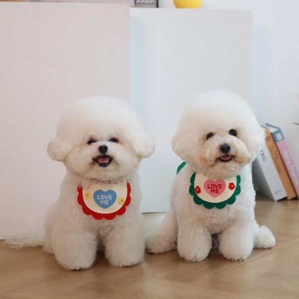 Abbigliamento per cani Cute Ins Accessori per cuccioli Bavaglino Cat Pet Asciugamano per saliva Bichon Barboncino Po Puntelli Forniture per piccoli regali