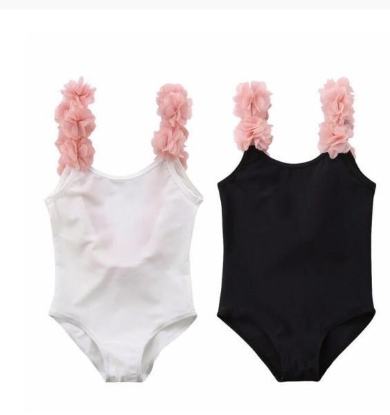Baby Mädchen Bademode Einteiler Blumen Strap Badeanzug Rückenfreier Badeanzug Bademode Badeanzug Kinder Strandkleidung