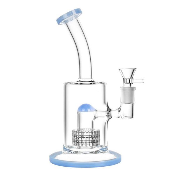 Bong in vetro Bong ad acqua per fumatori Accessori per vasche in vetro 14,5 mm Riciclaggio Tornado Filtro Bong in vetro per acqua Narghilè Oil Rig Bong