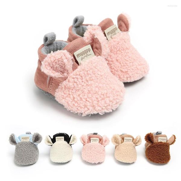 First Walkers Baby Garotas meninas Slipper Stay Stay On Non Slip Sof Sole Buties Boties