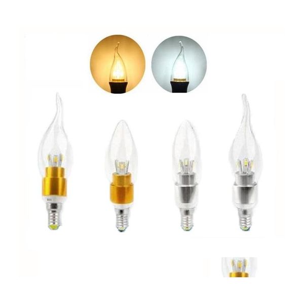 Lâmpadas LED de alta potência 5w vela bb e14 e12 e27 85265v lustre lustre lâmpada de luz BBS iluminação Spotlight Drop Drop Delivery Lights Otemd