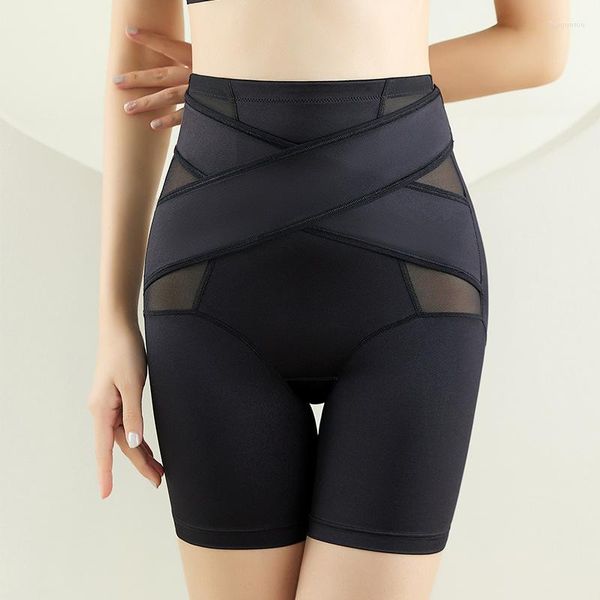 Damen Shapers Enge Sicherheitshose mit hoher Taille für Frauen, um zu verhindern, dass sie sich im Sommer verlaufen. Dünne, nahtlose Boxerunterwäsche aus Eisseide