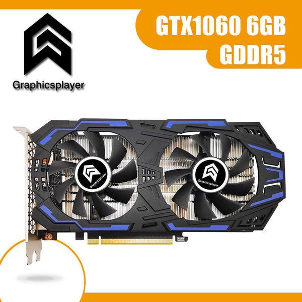 Scheda grafica del computer chip originale GTX1060 6GB 3GB 192BIT 6144MB scheda video VGA per gioco per PC NVIDIA GTX