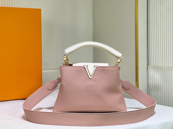 Дизайнерские женские сумки для покупок сумки сумки сумочка подлинная кожаная бренда сеть сеть классическая мода знаменитость женщина роскошная размер 27-18-9 см.