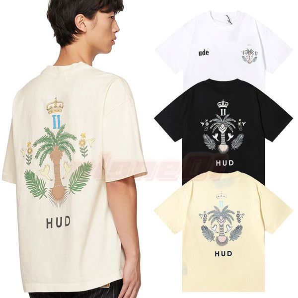 Männer Frauen Neue Sommer T Shirt Herren Mode Coconut Crown Print T Shirts Unisex Street Wear Kurzarm Kleidung Größe s-XL