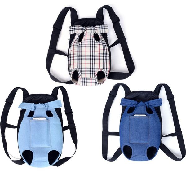 Backpack de gato e cachorro Pet Out Backpack Dog Chest Bag portátil Backpack Backpack Pet