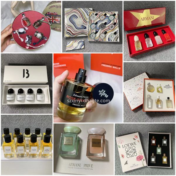 Брендовые парфюмерные наборы Dupe Fre-deric Malle FM женские мужские духи 100 мл и 6 шт./компл. подарочный набор