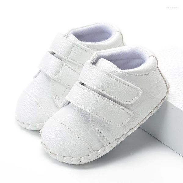 Primeiros Walkers PU Couro Sapatos Criandos Primavera e Autumn Bottom Soft 0-1 Anos Baby Etapa Non Slip Simple 2023