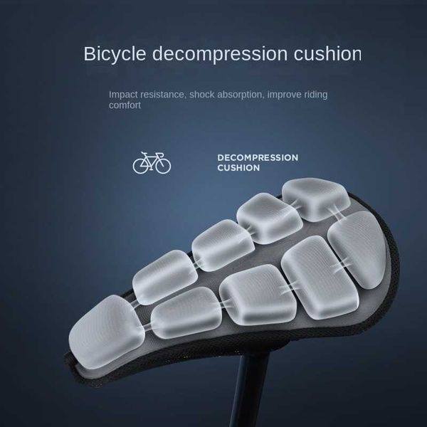 Saddles Bicycle Isulation Table Sponge Sponge Sile Sile confortável Bike Bike Seat Saddle Pad respirável 0130