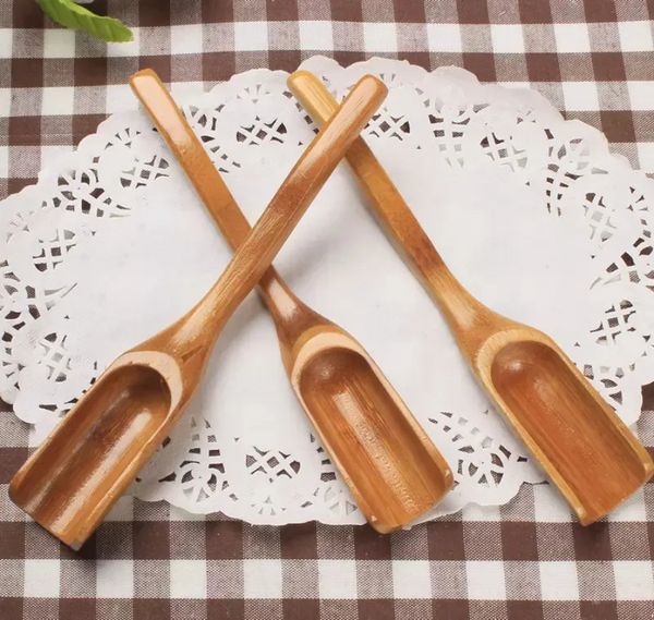 Cucchiaino da tè in legno di bambù Caffè Utensili per bere il tè Utensili da cucina Lunghezza 18 cm Paletta da tè Accessori per la cucina domestica tt0130