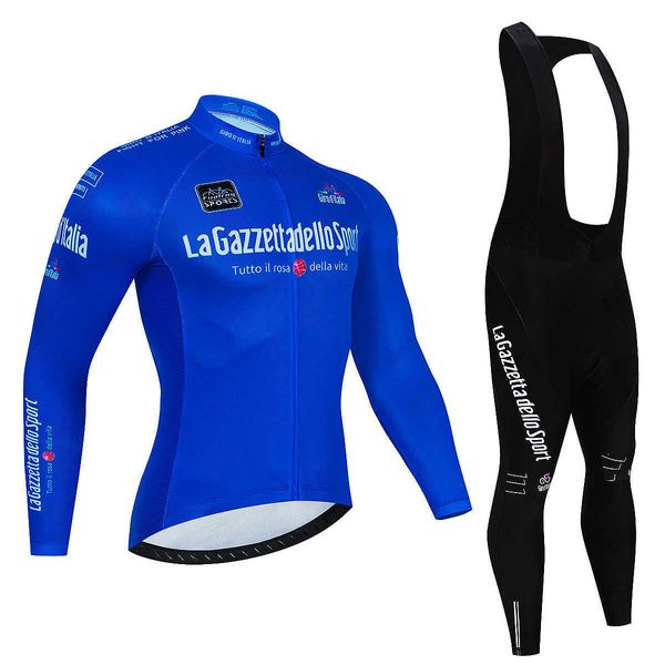 Jersey Tour De Italy D'ITALIA 2023 Langarm Sets Fahrrad Kleidung Atmungsaktive Berg Radfahren Kleidung Anzüge Ropa Ciclismo Z230130