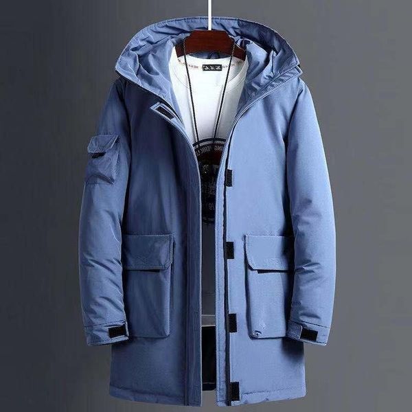 Jackets masculinos GGR Winter Coat Algodão Longo Longo Do Down Men 230130