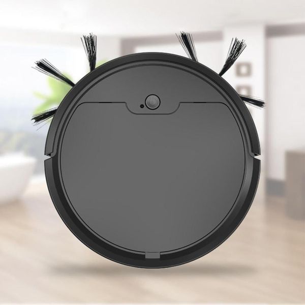 Set di accessori per il bagno Aspirapolvere Robot ricaricabile da 1500 mh Macchina per la pulizia Wireless intelligente Spazzare il pavimento Bagnato Asciutto Per la casa