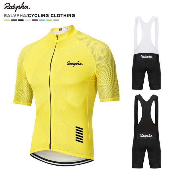 Imposta NOVITÀ 2023 Summer Suit Team Game Jersey Ralvpha Abbigliamento da ciclismo manica corta da uomo Comodo ed ecologico Z230130