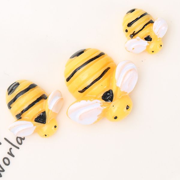 Arı Minyatür Yarım 3D Mini Bee Reçine Kalıp DIY Aksesuarları Mini Zanaat Minyatür Peri Ev Dekorasyon Evleri Mikro Peyzaj Dekoru Toptan Ucuz 1223978