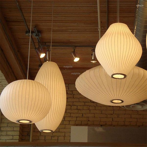 Anhängerlampen moderne LED -Beleuchtung Nordic Style Home Decor Lamp Coffee Shop Design Lichter Loft Hanglamp Küchenleuchten Glanz