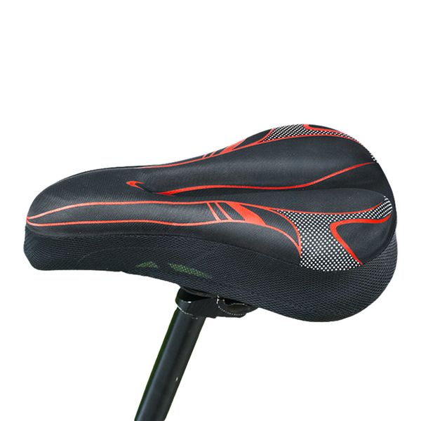 S Bicycle Sile 3D Gel Seat Bike Saddle Pad acolchoado Cover de almofada respirável macia 0130