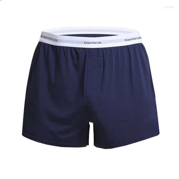 MUITOPANTES Men Boxer Shorts Male calças casuais casuais Sleep Bounds troncos Micromodal Sleepwear Leisure Lastrear
