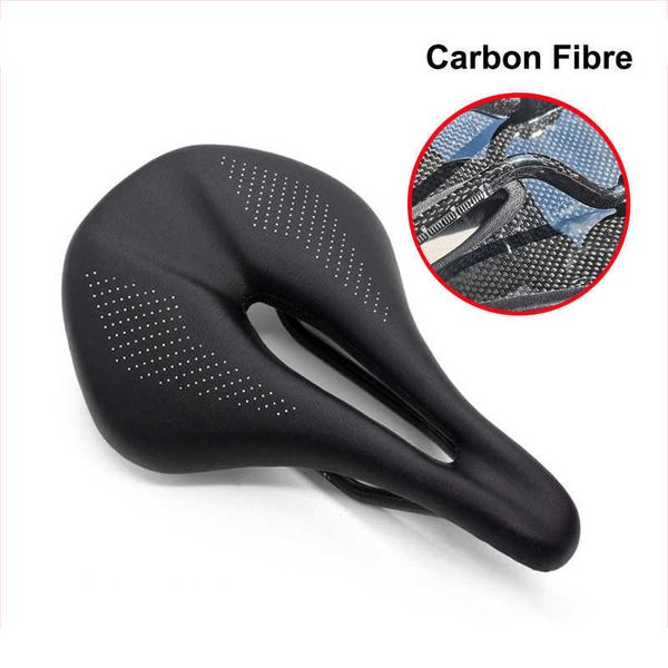s Carbonfaser-Fahrrad-MTB-Rennradsitz, hohl, atmungsaktiv, superleicht, Memory-Schwamm, bequem, Radfahren, Rennsattel, 0130