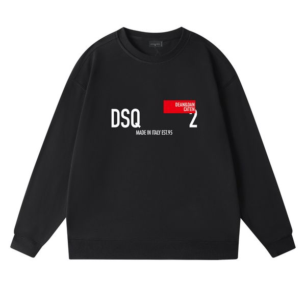 DSQ Erkek Hoodies Sweatshirt Kış Hoodies Sıcak Gündelik Gevşek Mektup Pamuk Hood Sweatshirt Street Hip Hop Unisex D2 Hood Pullpver Sweater WY794