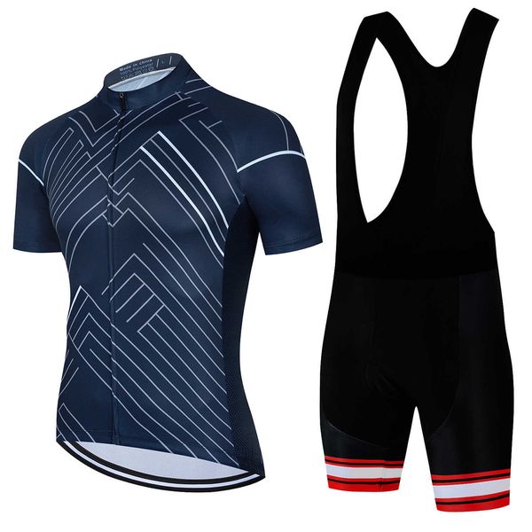 Set di maglie da ciclismo Maglia da ciclismo Abbigliamento da ciclismo estivo Set da uomo Attrezzatura da bicicletta Set sportivo Completo da uomo Pantaloncini con bretelle da mountain bike da uomo Mtb 2023 P230519