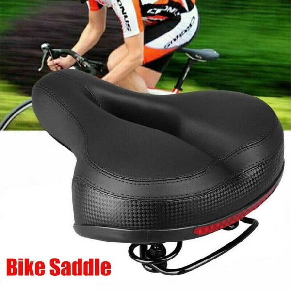 Saddles Bicycle Cycle Cycling Big Bum Saddle For Men Mulheres Estrada MTB Limpa de almofada de choque macio de MTB Acessórios de assento de bicicleta Hot Dropship 0130