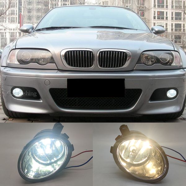 Bumper Fog Light для BMW E46 3 Series 2001-2005 M3 1999-2002 E39 M5 Туманные лампы аксессуары для стиля автомобилей