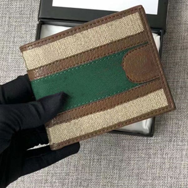 2022 berühmte Karteninhaber Frauen G Karteninhaber Designer Leder Leinwand Luxus Druck Retro Brieftasche Mini Bank Card Tasche Karteninhaber Null Brieftasche Großhandel