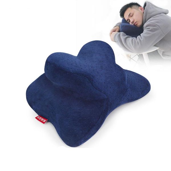 Travesseiro /memória decorativa espuma de espuma de soneca de relaxamento da coluna cervical Support para o escritório de descanso para o escritório da mesa do aluno dormindo