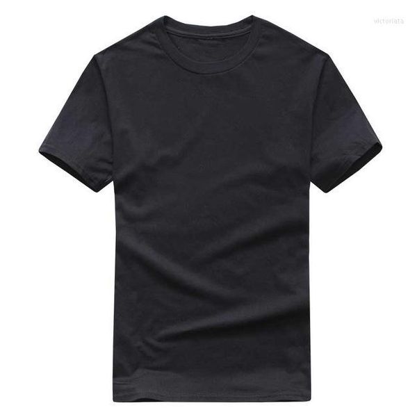 T-shirt da uomo Camicia tinta unita T-shirt da uomo in cotone bianco e nero T-shirt estiva da skateboard T-shirt da skate per ragazzi Taglia 8020