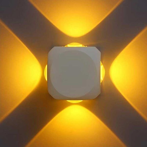 Duvar lambası Modern LED Sconce IP65 Su Geçirmez Aydınlatma Noktası Kapalı Yatak Odası Oturma Odası Staircas için Açık