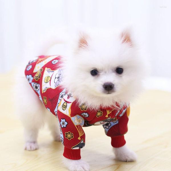 Köpek Giyim Elbise Etek Çift Modelleri Kedi Pet Giysileri Sonbahar ve Kış Kazak İnce Kadife Küçük Orta Malzemeler XS-2XL