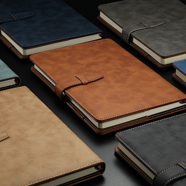 Блокнот разорения Creative Office Leatherbook B5 B5 Daily Planner Повестка дня 2023 В твердом переплете A5 Business Bontepad Note Book Обложка 230130