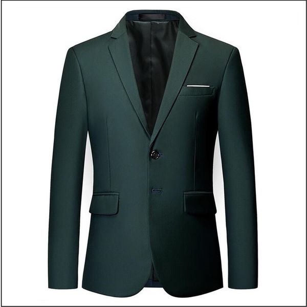 Ternos masculinos Blazers mensagens elegantes coloridas fit fit casual blazer jaqueta verde roxo preto amarelo casamentos de terno formal para homens 230130