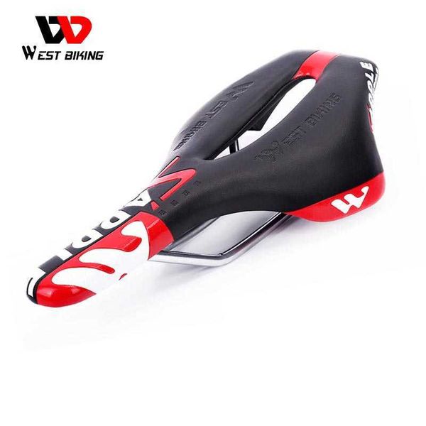 S West Biving Skidprosion Seat Cushion MTB Hollow Road Mountain Red Cycling Bicycle Bike Guike Saddle 0131
