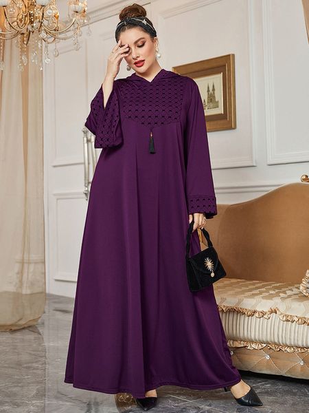 Plus Size Kleider TOLEEN Damen Maxikleid Frühling Casual Chic Elegant Langarm Abaya Muslim Türkei Party Abend Hochzeit Kleidung 230130