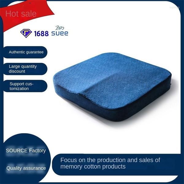 Travesseiro anti -slip memória espuma de espuma ortopédica Coccyx Pad usada para aliviar as costas do escritório da cadeira de carro