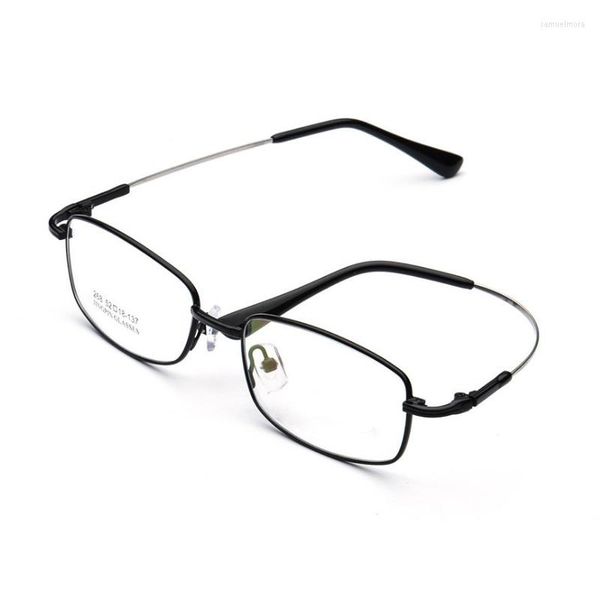 Óculos de sol Quadros largura-139 Memória Elastic templo Óculos homens Men Rim Completo de titânio de titânio Óculos óculos de leitura Estrutura Eyewear